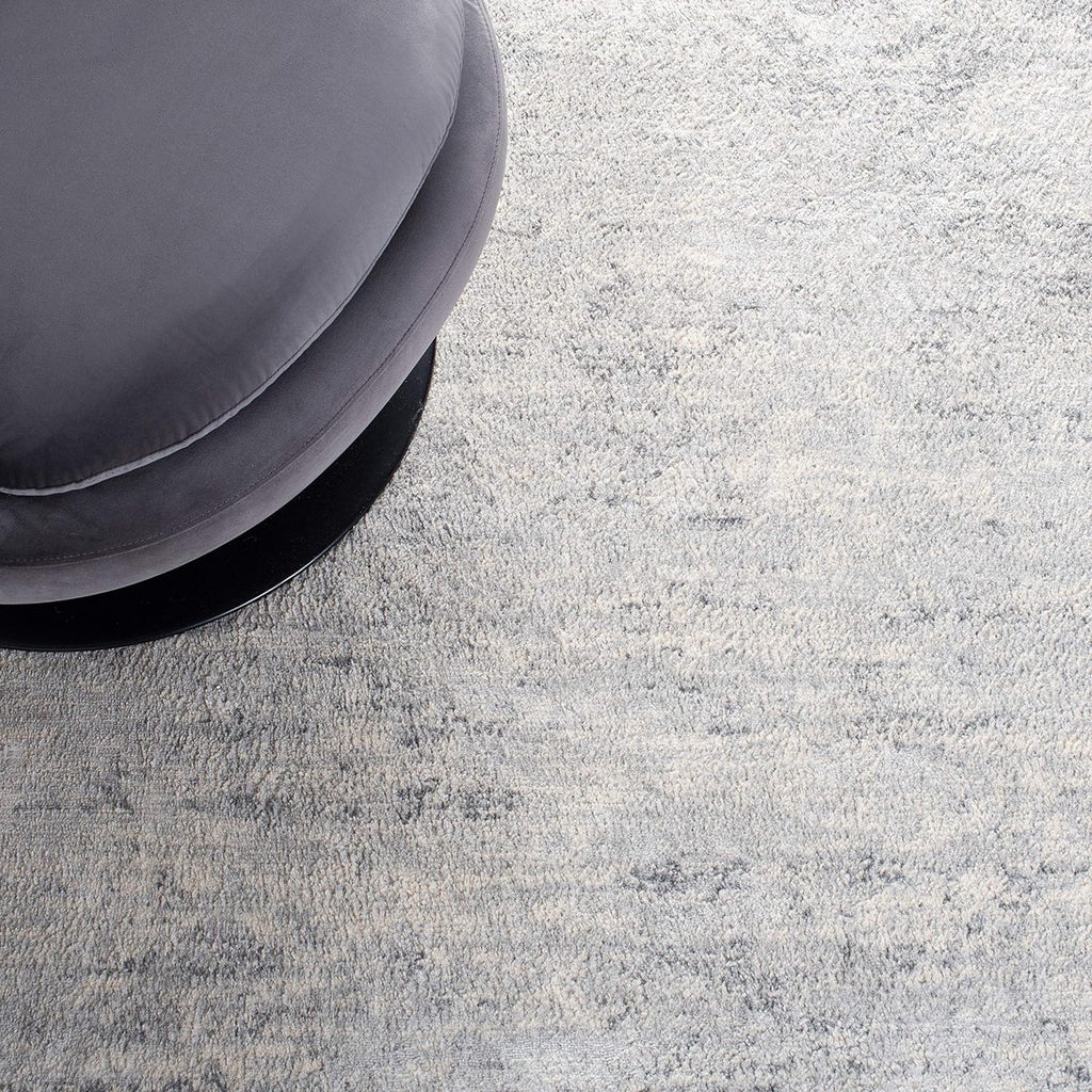 Brentwood X-Large Area Rug - 12' x 15', Ivory & Grey, Modern Abstract Design, Non-Shedding & Easy Care