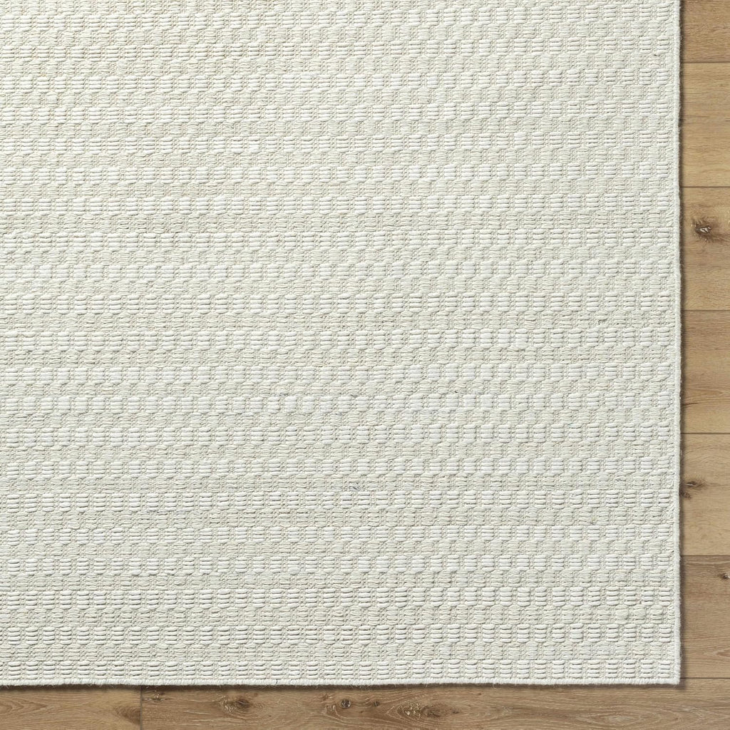 Amethyst Wool Living Room, Bedroom Area Rug - Striped Plain - Traditional Transitional Modern Minimalist Scandinavian