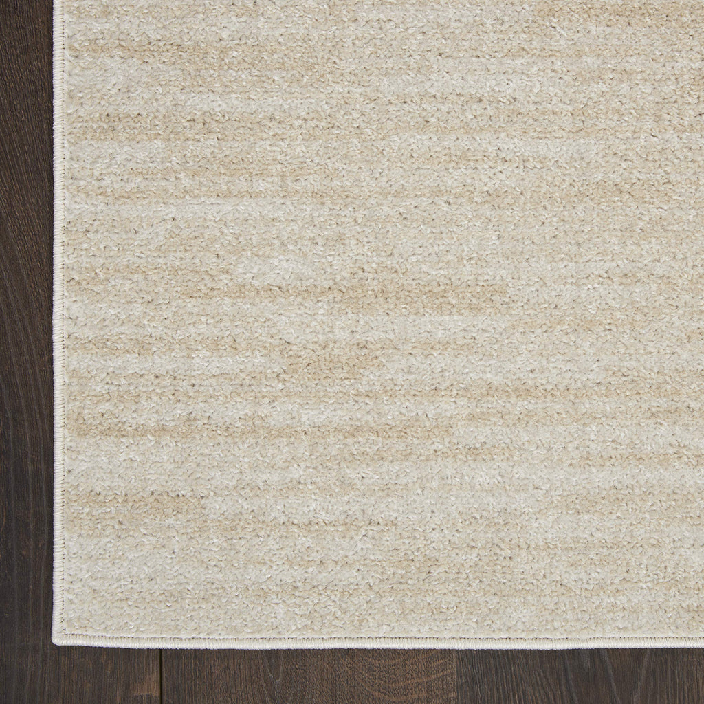 Essentials Ivory Beige 2'2" x 20' Area Rug - Easy Clean, Non Shedding, Bed Room, Living Room, Dining Room