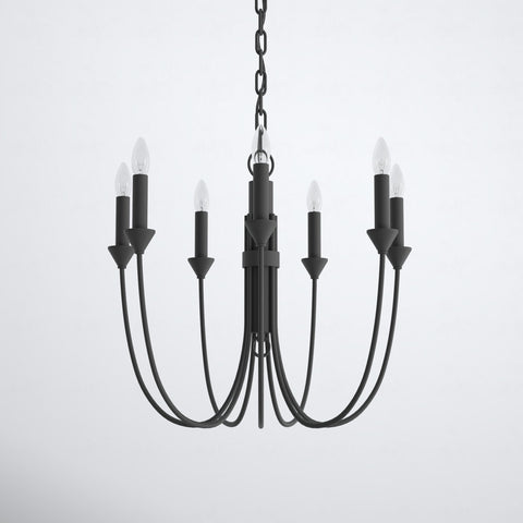 Alexandria 7-Light Dimmable Classic / Traditional Chandelier
