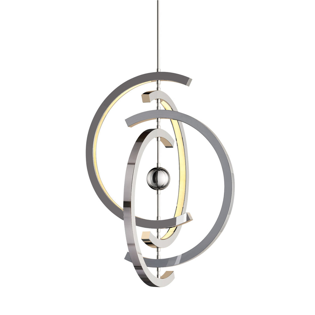 Aliyonna Single 2-Light LED Unique Geometric Chandelier