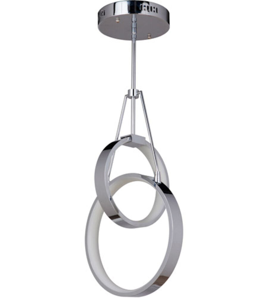 Aliyonna Single 2-Light LED Unique Geometric Chandelier