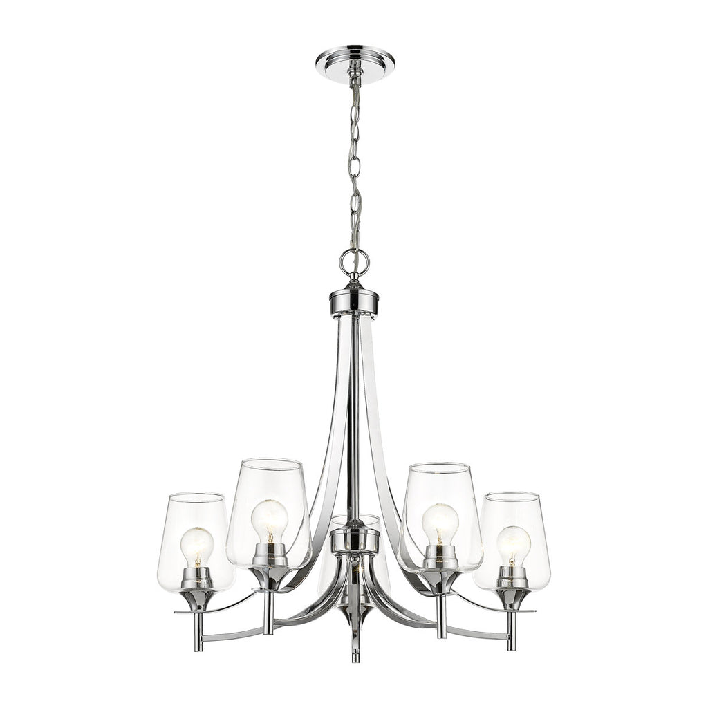 Ambresha 5-Light Dimmable Classic / Traditional Chandelier