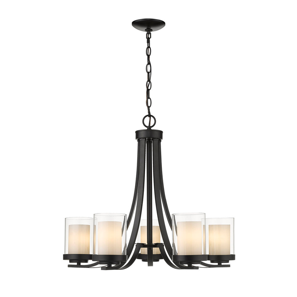 Arie 5-Light Steel Dimmable Classic / Traditional Chandelier