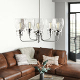 Belton Five Light Up Chandelier from Generation Lighting