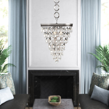 Beno 3-Light Dimmable Tiered Chandelier