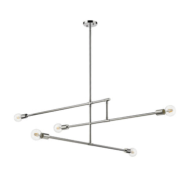 Borkholder 5-Light Dimmable Tiered Chandelier