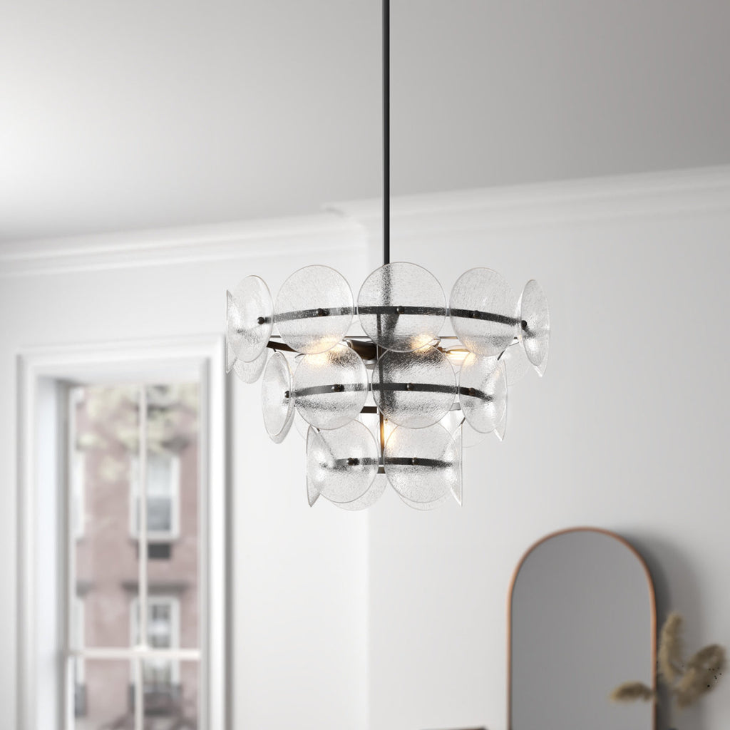 Boyle 6-Light Dimmable Tiered Chandelier