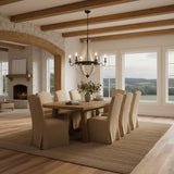 Chanson 6-Light Dimmable Empire Chandelier