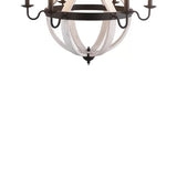 Chanson 6-Light Dimmable Empire Chandelier
