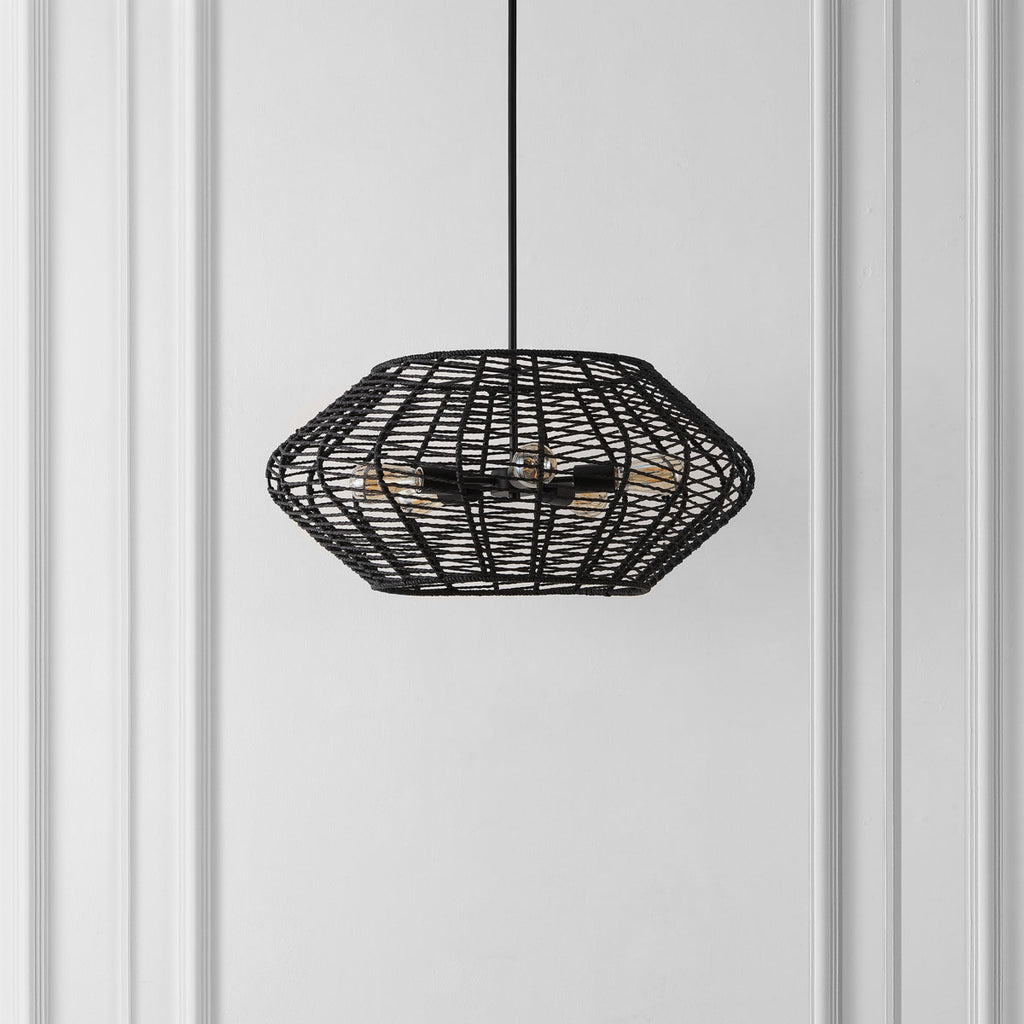 Coldagh 5-Light Dimmable Geometric Chandelier