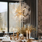 Colstrip 8-Light Iron Dimmable Sputnik Sphere Chandelier