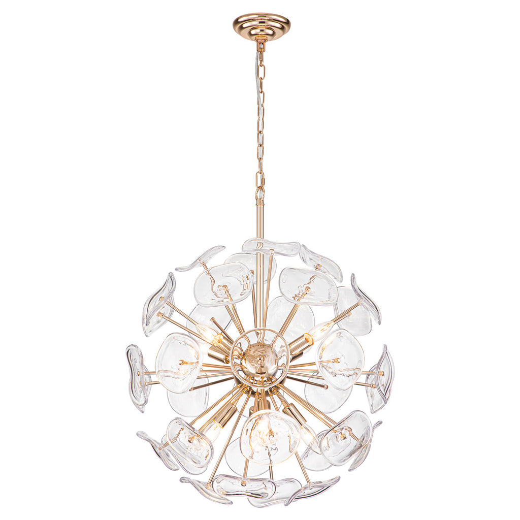Colstrip 8-Light Iron Dimmable Sputnik Sphere Chandelier