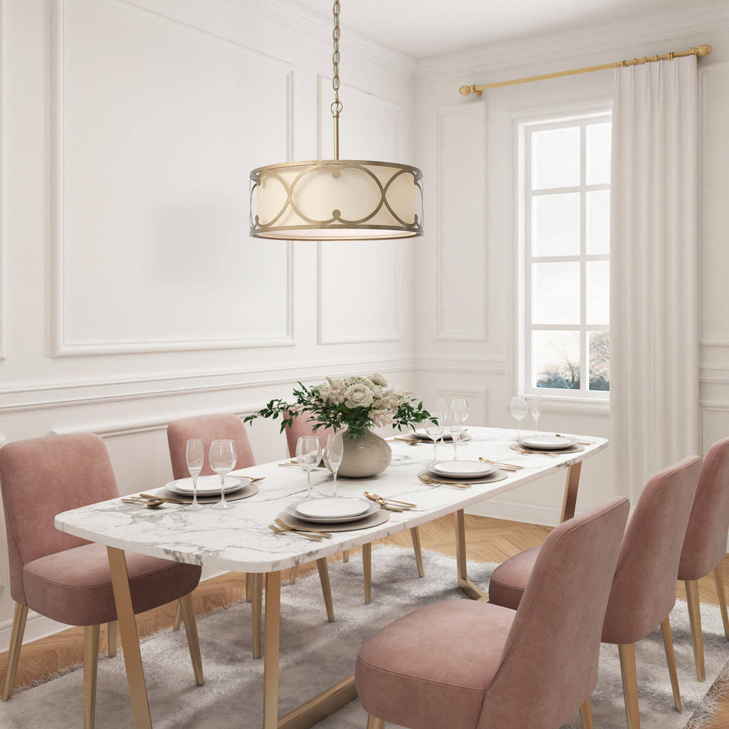 Corzine 3-Light Dimmable Chandelier