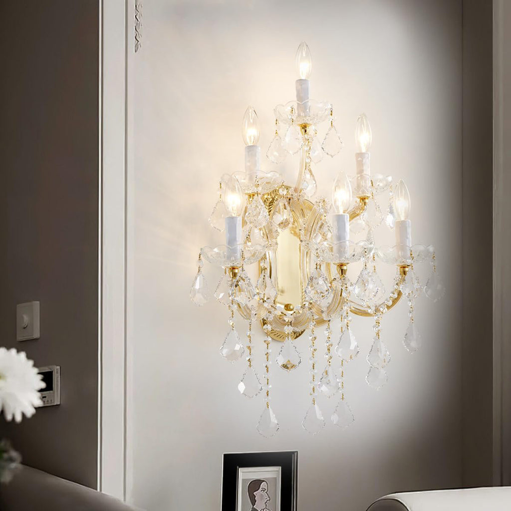 49 - Light Large Modern Maria Theresa Crystal Chandeliers