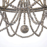 Dianthus 6-Light 25.6'' W Candle Style Beaded Modern Farmhouse Empire Dining Room Chandelier ETL Certified