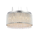 Downes 12-Light Dimmable Drum Chandelier