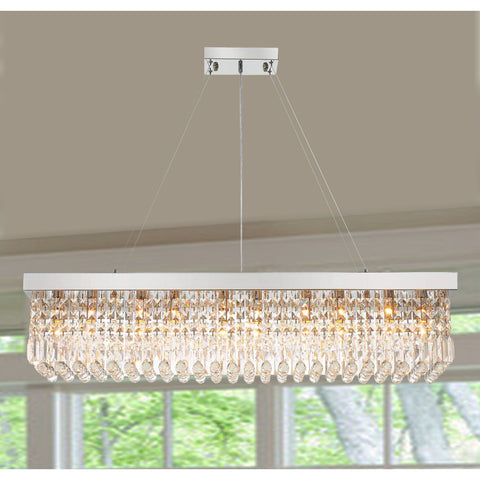 Emilynn 5-Light Dimmable Square / Rectangle Chandelier