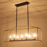 Entrekin 7-Light Dimmable Kitchen Island Square / Rectangle Chandelie