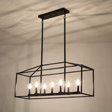 Entrekin 7-Light Dimmable Kitchen Island Square / Rectangle Chandelie