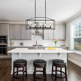 Entrekin 7-Light Dimmable Kitchen Island Square / Rectangle Chandelie