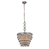 Esmeraude 4-Light Dimmable Tiered Chandelier