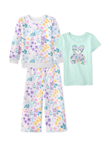 Baby & Toddler Girl 3-Piece Outfit Set