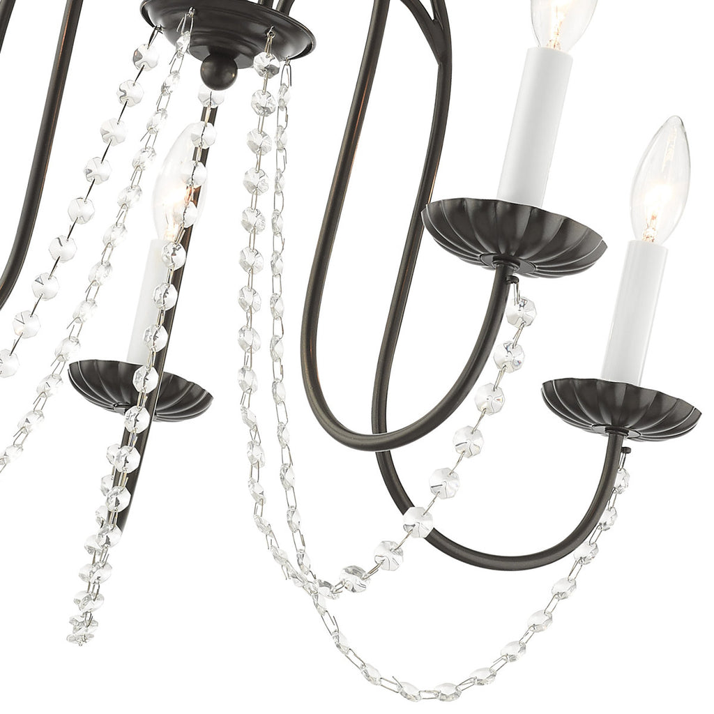 Hauppauge 5-Light Dimmable Classic / Traditional Chandelier