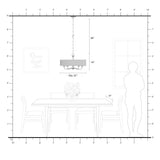 Lamotte 5-Light Dimmable Drum Chandelier