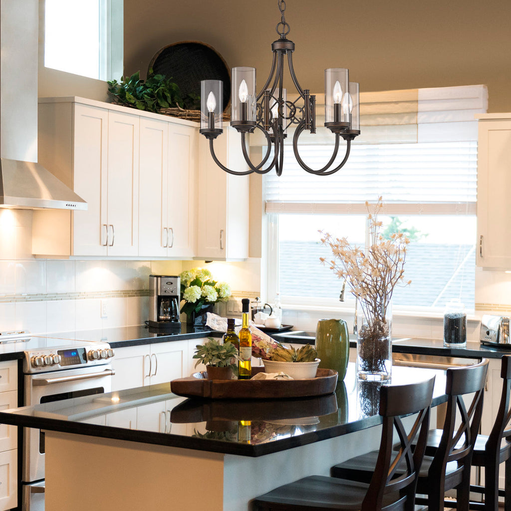 Littleville 5-Light Steel Dimmable Empire Chandelier