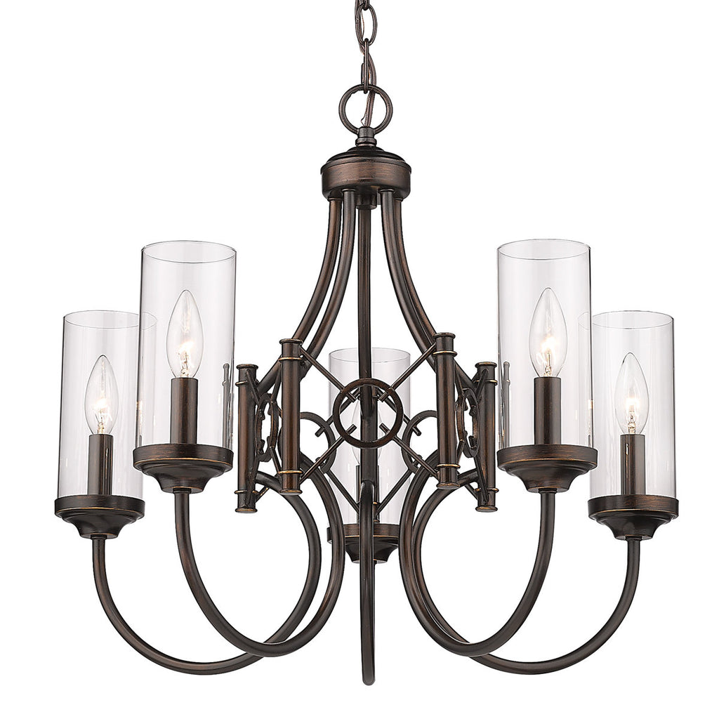 Littleville 5-Light Steel Dimmable Empire Chandelier