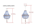 Llandel 3-Light Dimmable Empire Chandelier