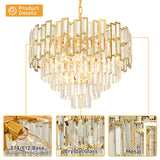 Michoel Dimmable Tiered Chandelier