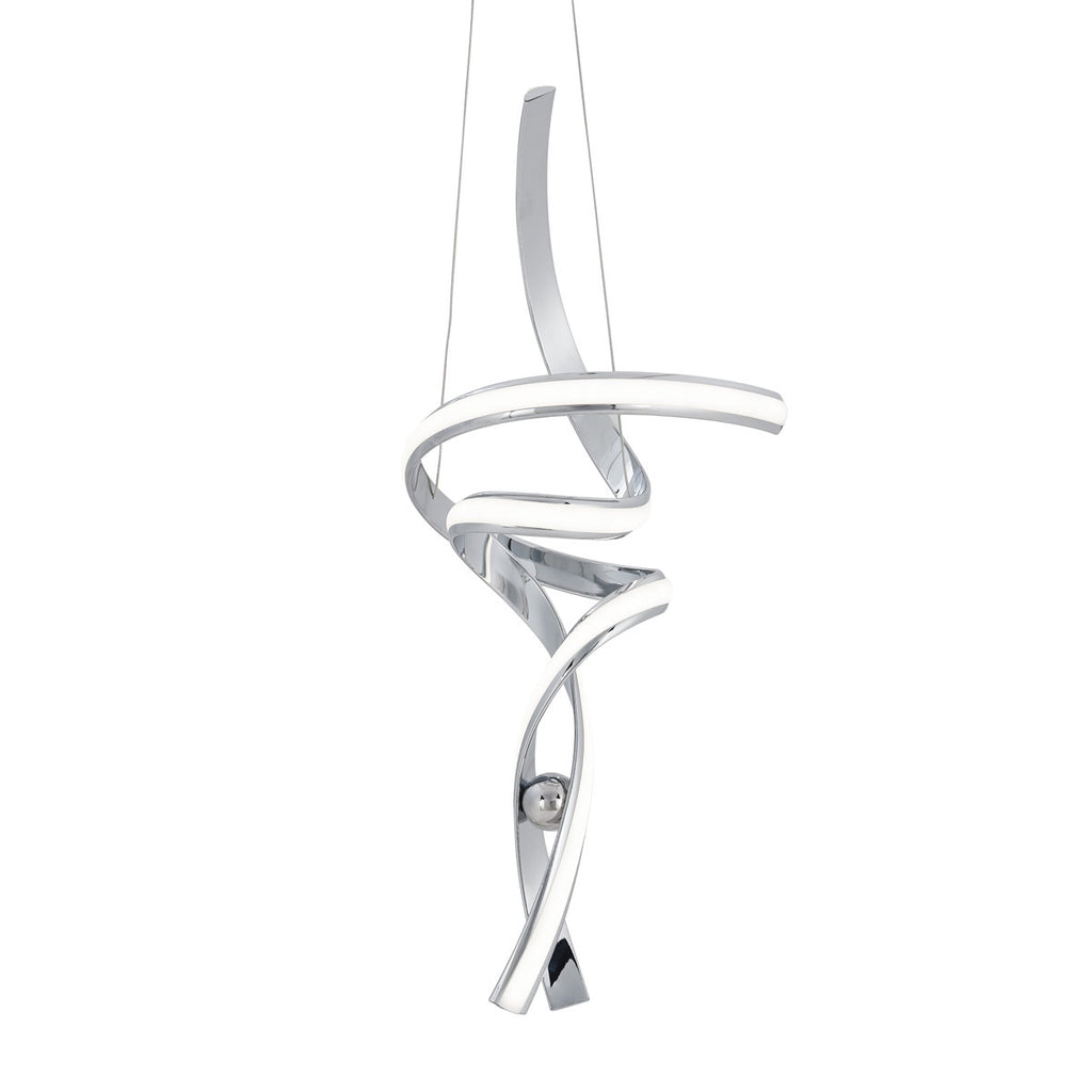 Midland 2-Light Dimmable LED Geometric Chandelier