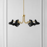 Muccio 6-Light Dimmable Modern Linear Chandelier