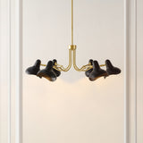 Muccio 6-Light Dimmable Modern Linear Chandelier