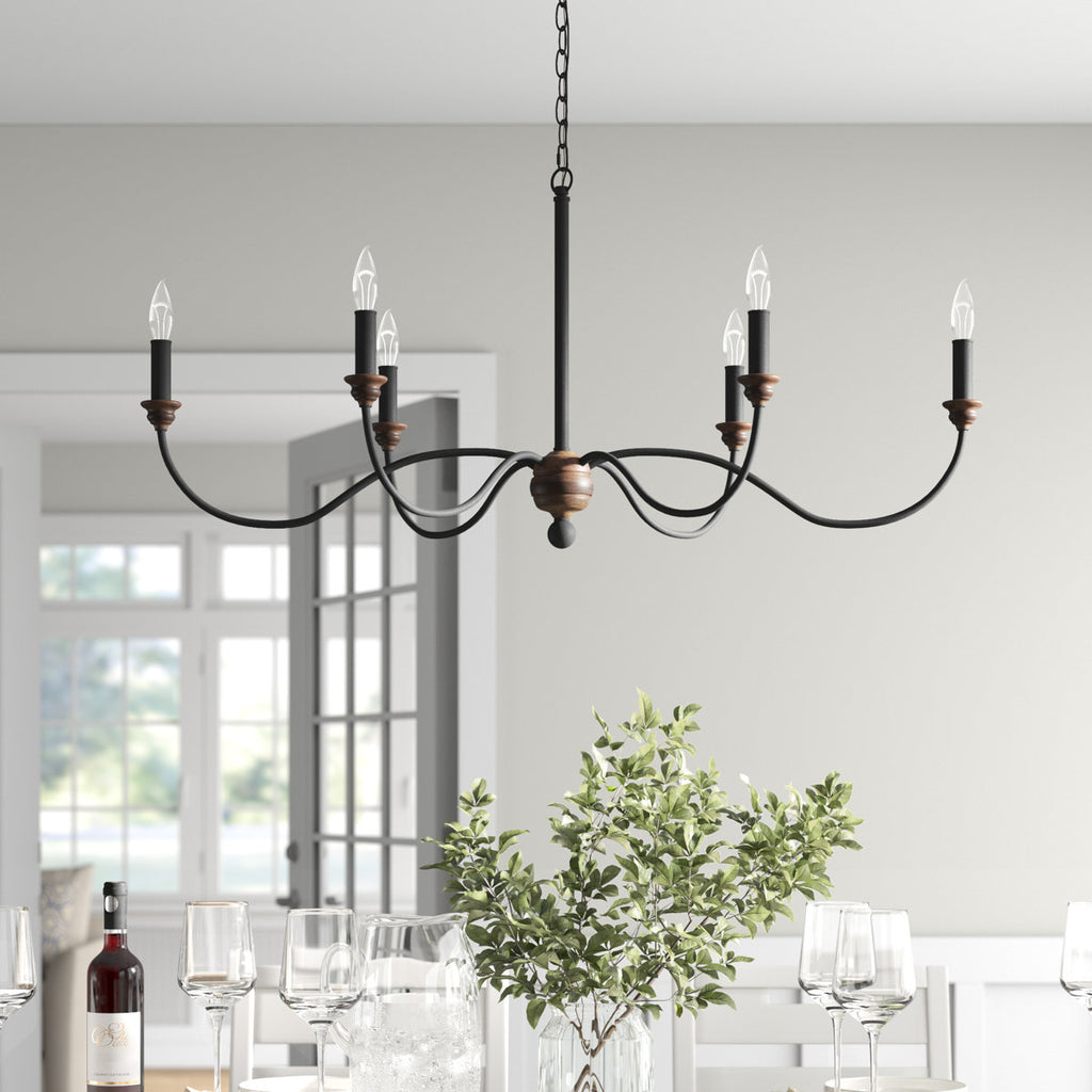Natchez 6-Light Dimmable Classic / Traditional Chandelier