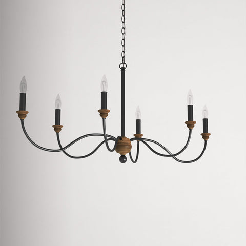 Natchez 6-Light Dimmable Classic / Traditional Chandelier