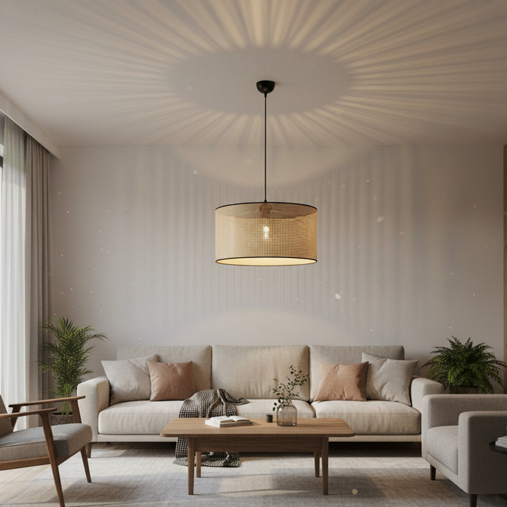 Oasis 1-Light Bamboo Chandelier