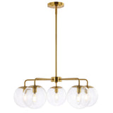 Rattana 5-Light Dimmable Globe Chandelier