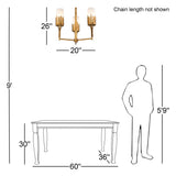 Sawgrass 3 Light Chandelier