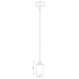 Stapleford 8-Light Dimmable Sputnik Modern Linear Chandelier