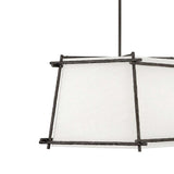 Tress 4-Light Shaded Geometric Chandelier