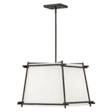 Tress 4-Light Shaded Geometric Chandelier
