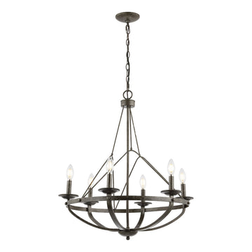 Yavette 6-Light Dimmable Chandelier