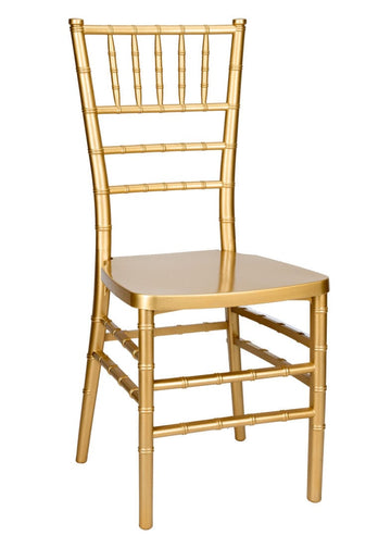Bullion Gold Heavy-Duty Resin Ballroom Chair