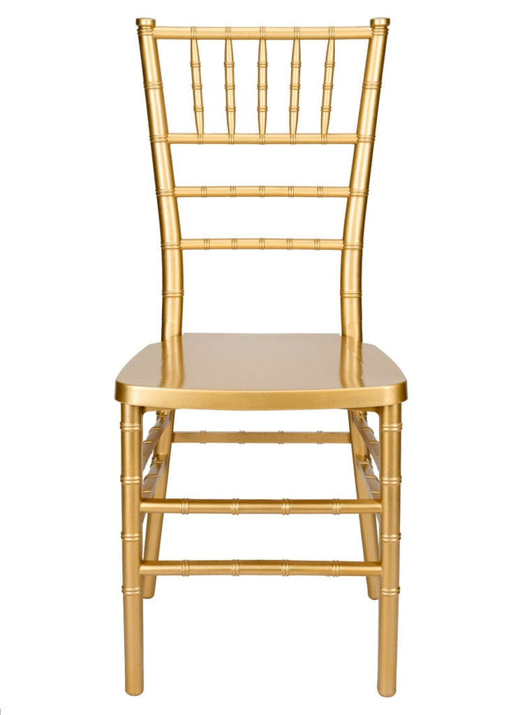 Bullion Gold Heavy-Duty Resin Ballroom Chair