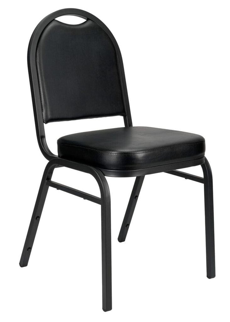 Vinyl Steel Frame Dome Back Banquet Chair