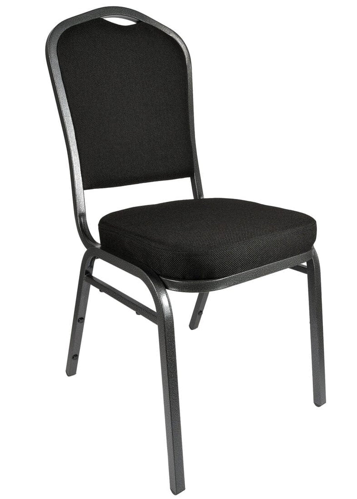 Fabric Steel Frame Crown Back Banquet Chair