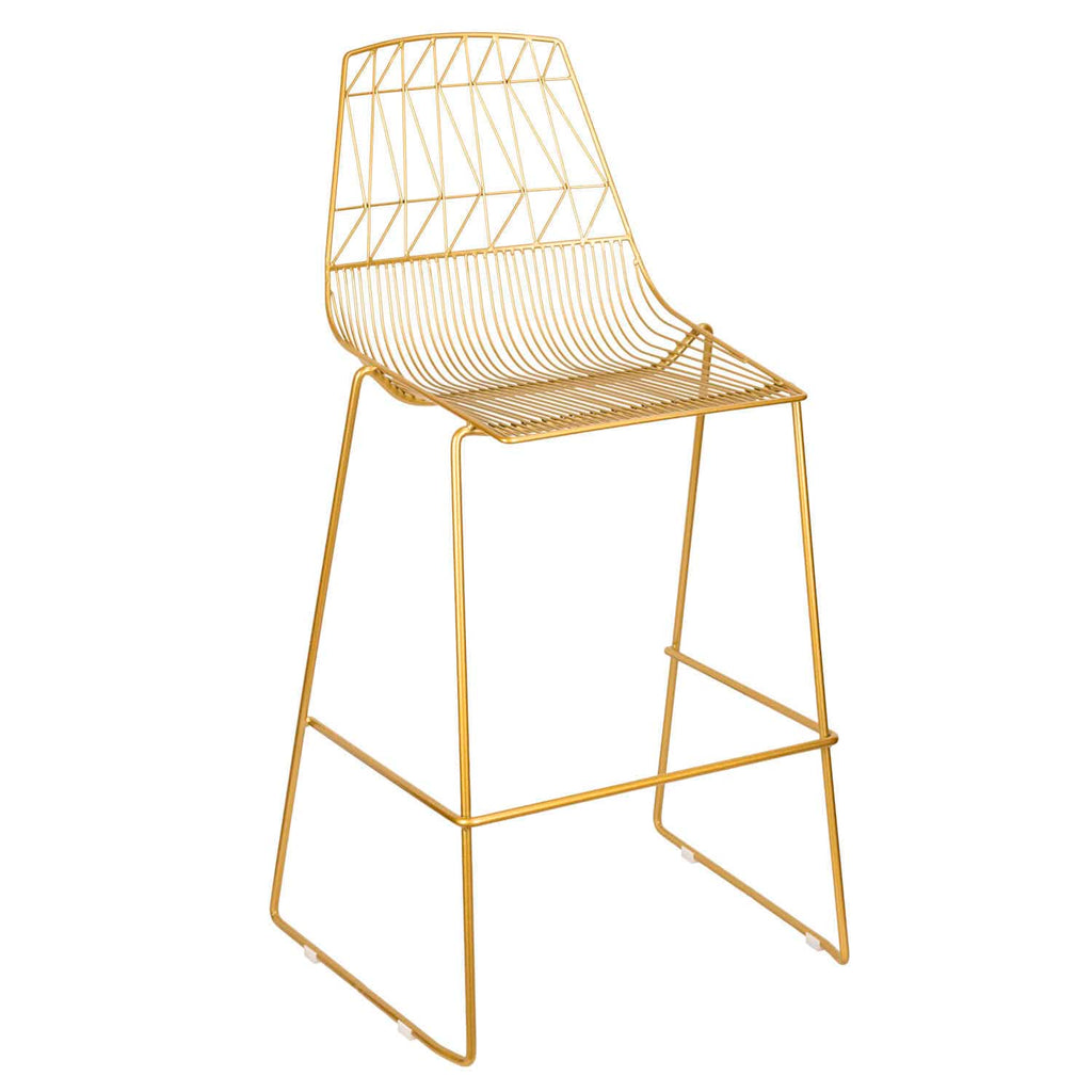 30" Benton Wire Bar Stool Steel Frame